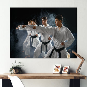 Martial Arts Fight Training Studio I - Martial Arts Canvas Wall Art